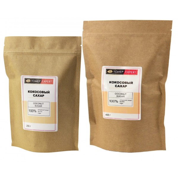 Кокосовый сахар - Томер Эксперт-400 г Кокосовый сахар - Томер Эксперт-400 г